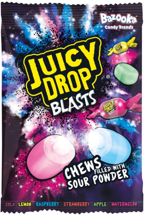 Καραμέλες Bazooka Juicy Drop Blasts
