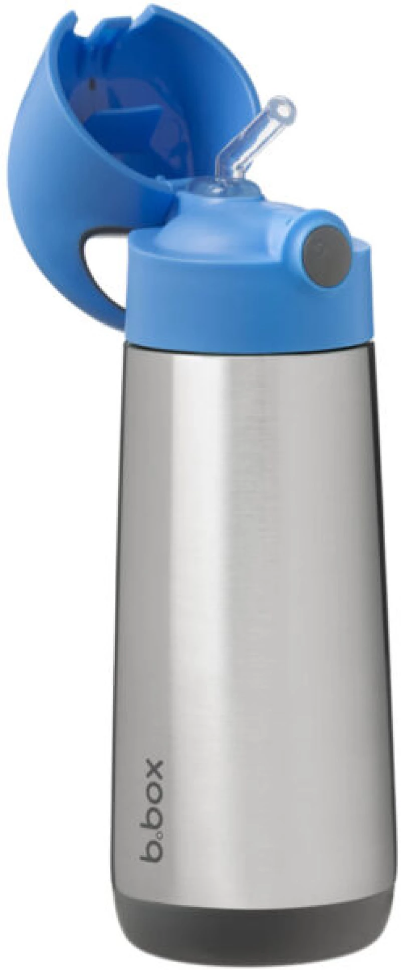 b.box Ισοθερμικό Παγούρι Με Καλαμάκι 12m+ 500ml Blue Slate BB500105