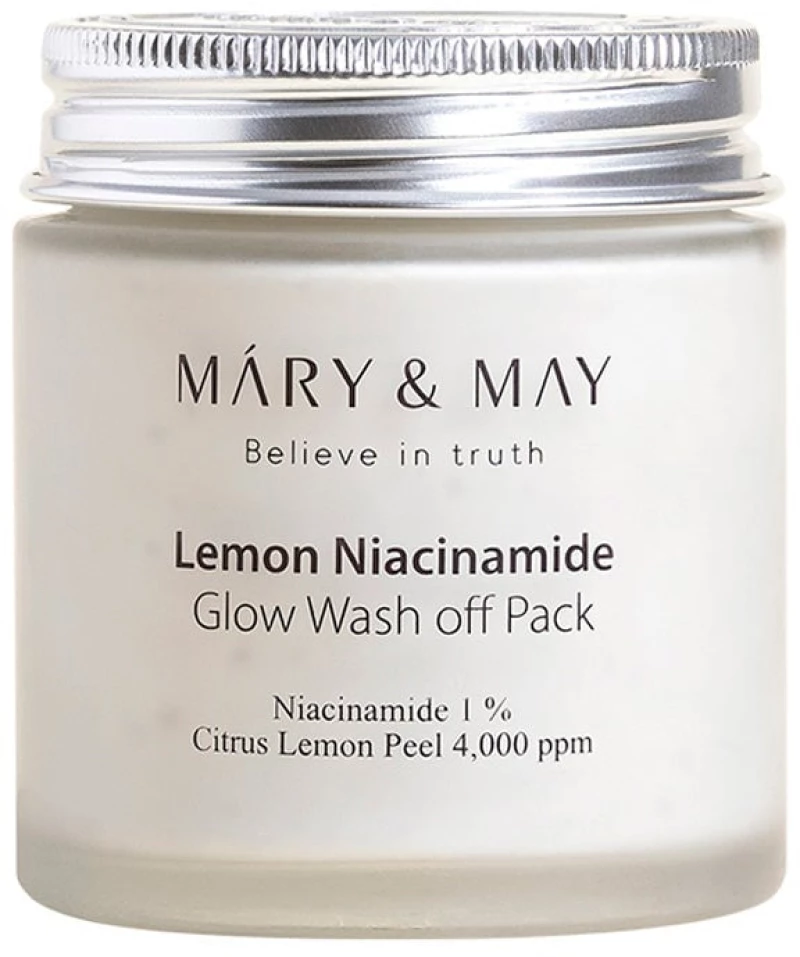 Mary&May - Lemon Niacinamide Glow Wash Off Pack - 125 g / Beauty