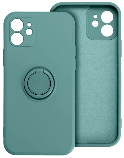 Silicone Ring Case For Iphone 17 Green