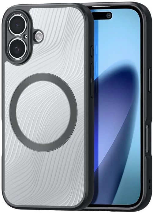 Dux Ducis Case Aimo Mag Compatible With Magsafe For Iphone 17 Black