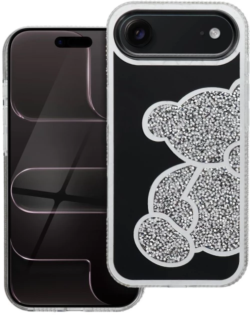 Teddy Bear Case For Iphone 17 Air Silver