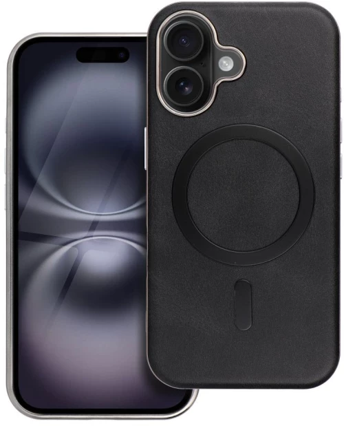 Gentleman Mag Cover Case Compatible With Magsafe For Iphone 17 Air Black