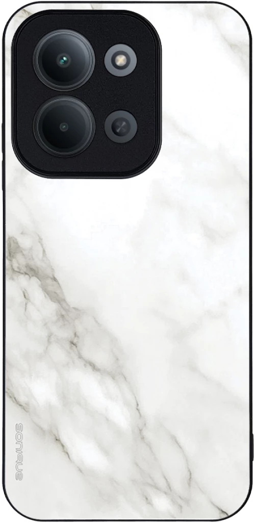 Θήκη Sonique Marble Series για Xiaomi Redmi 15C 4G / Redmi 15C 5G / Poco C85 4G Λευκό