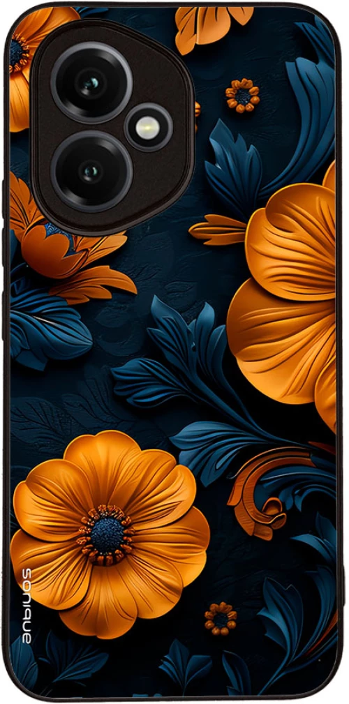 Θήκη Sonique 3D Flower Series για Honor 400 5G Πορτοκαλί 01
