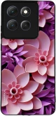 Θήκη Sonique 3D Flower Series για Motorola Moto G86 5G Ροζ