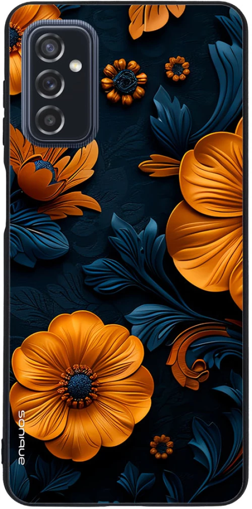 Θήκη Sonique 3D Flower Series για Samsung Galaxy M52 5G Πορτοκαλί 01