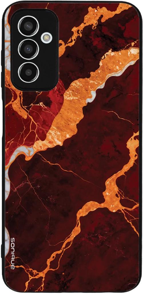 Θήκη Sonique Marble Series για Samsung Galaxy M13 4G Κόκκινο