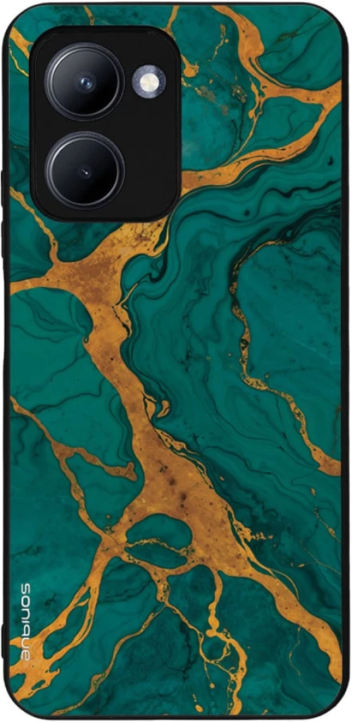 Θήκη Sonique Marble Series για Realme C33 Πράσινο