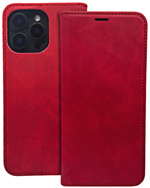 Smart suede case for samsung galaxy a16 4g / a16 5g red