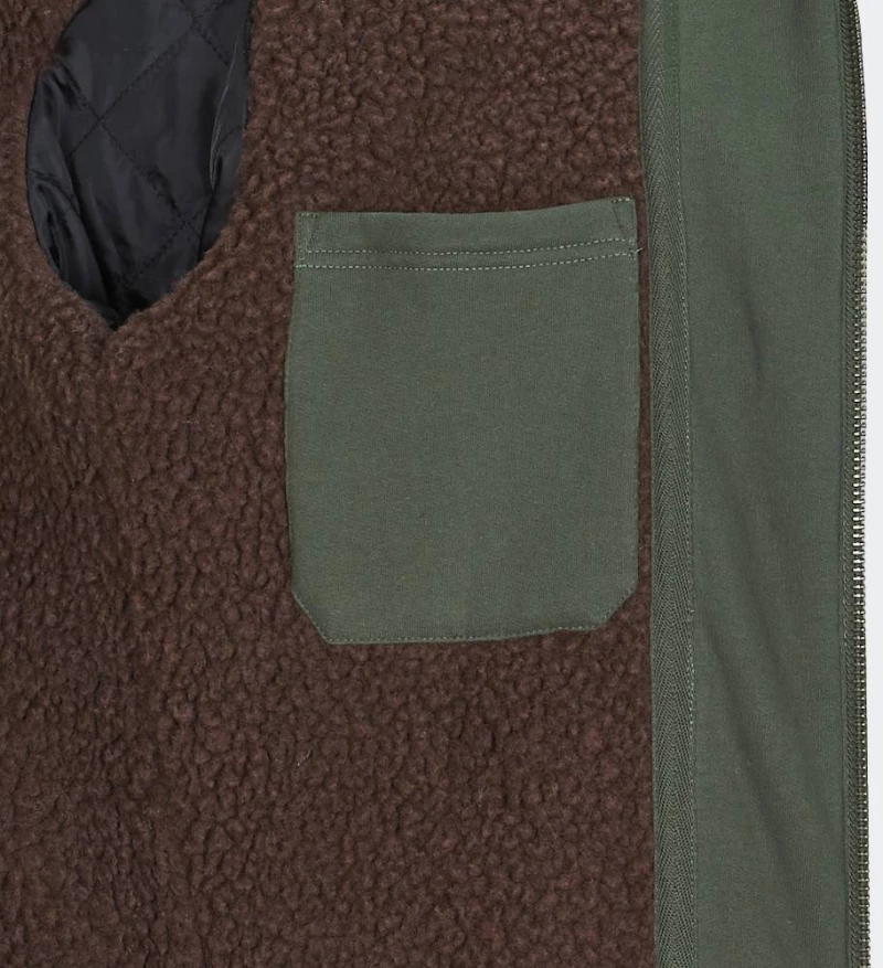 SUPERDRY D2 OVIN BORG LINED ZIPHOOD - M2014502A-FPX