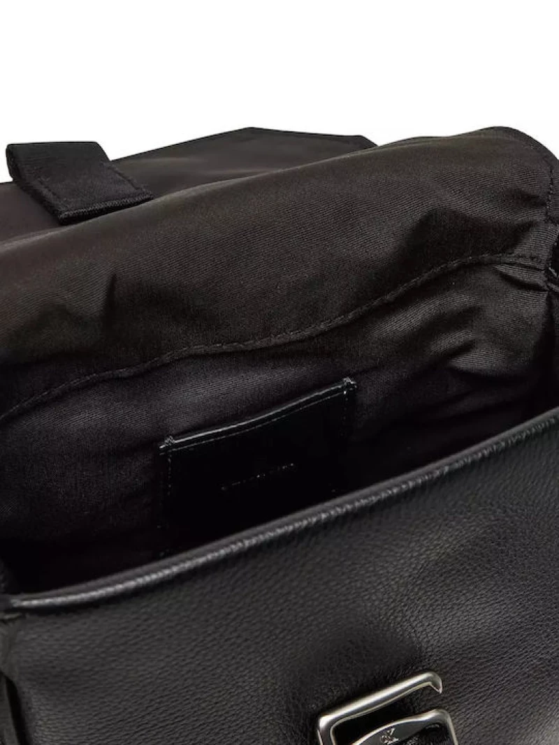 Calvin Klein ανδρικό cargo flap reporter τσαντάκι μαύρο LV04D3131G-UB1