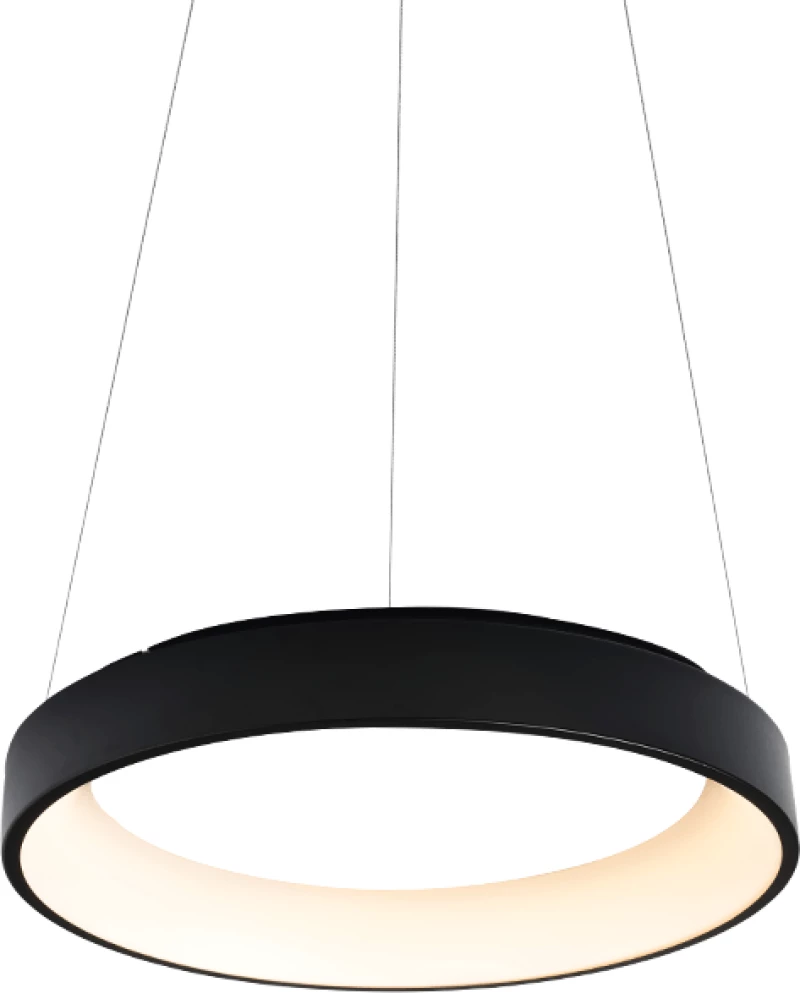 Φωτιστικό Κρεμαστο Aca BR81LEDP78BKCCT APOLLO Μαύρο Ματ (Black Mat) 3000-4000-6000K