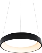 Φωτιστικό Κρεμαστο Aca BR81LEDP78BKCCT APOLLO Μαύρο Ματ (Black Mat) 3000-4000-6000K