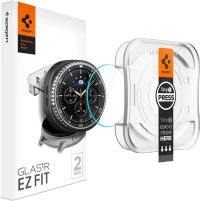 Tempered Glass Samsung Galaxy Watch 8 Classic 46mm Spigen GLAS.tR EZ Fit Αντιχαρακτικό Γυαλί Προστασίας Οθόνης 2 Τεμάχια - Clear (AGL09877)
