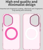 Θήκη Honor 400 Techsuit CandyCase Σκληρή Ημιδιάφανη με MagSafe - Pink (5949419310797)
