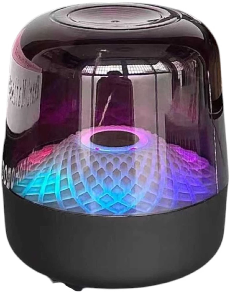 Ασύρματο ηχείο Bluetooth με φωτισμό LED - TG-463 - 813577 - Black