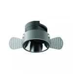 Downlight Οροφής Trimless GU10 10W IP20 Ασπρόμαυρο S128 Zambelis-S128-Μαύρο-Λευκό S128