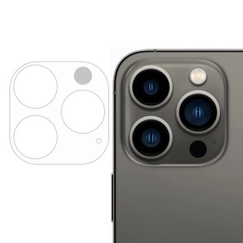 Tempered Glass / Προστατευτικό Τζαμάκι Κάμερας για iPhone 15 Pro / 15 Pro Max - Διάφανο