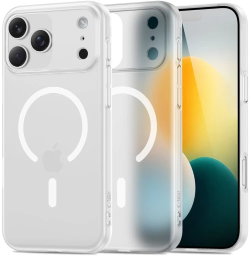 Tech-Protect MagSlim MagSafe Case for iPhone 17 Pro Max - Matte White