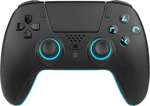 Trade Invaders - Wireless Bluetooth Controller for PS5 - LED - Black / PlayStation 5