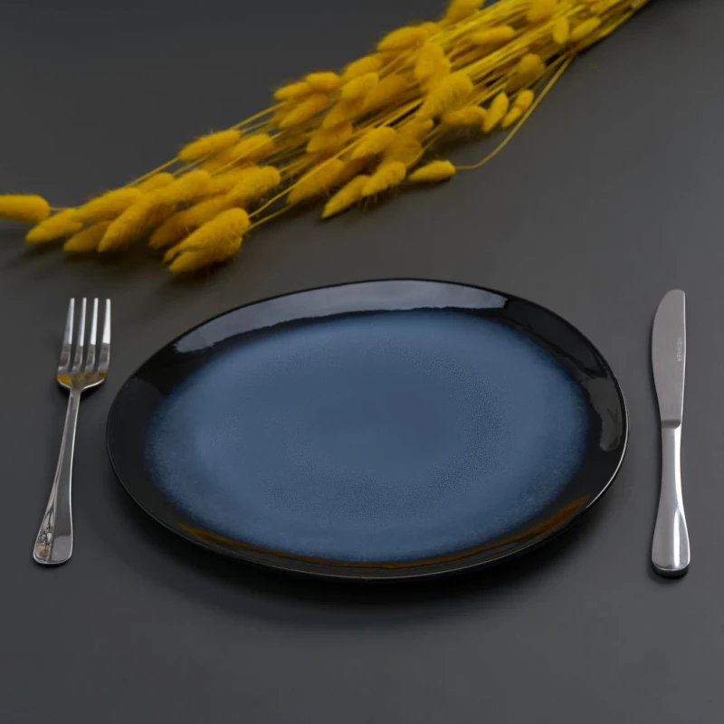 Heinner HR-LH-FO28 Πιάτο Ρηχό Κεραμικό Οβάλ 28 CM , SERENITY