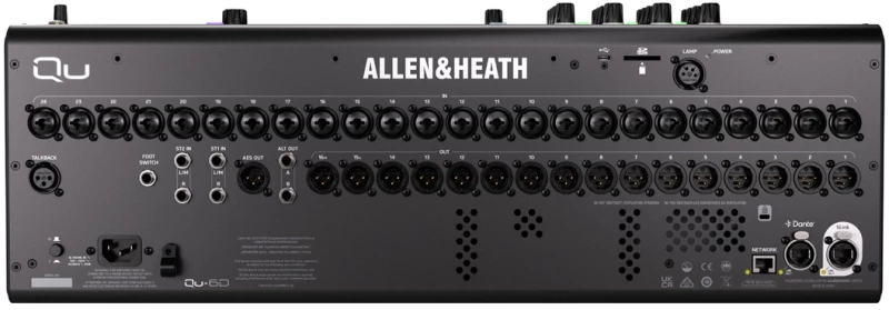 Allen & Heath QU-6D - Dante ψηφιακή κονσόλα 38in / 24out 96kHz
