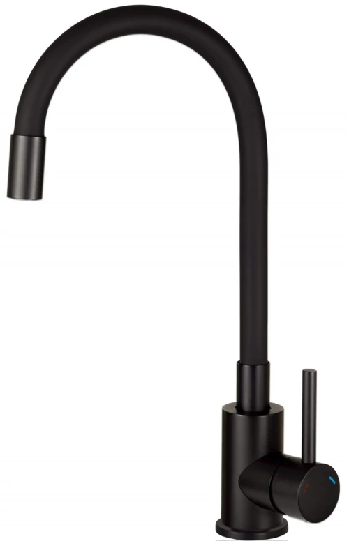 Kitchen faucet with flexible spout