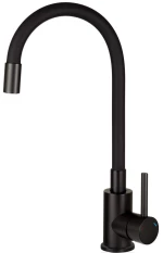 Kitchen faucet with flexible spout