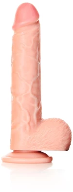 Straight Realistic Dildo  Balls  Suction Cup 7''