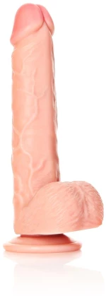 Straight Realistic Dildo  Balls  Suction Cup 7''