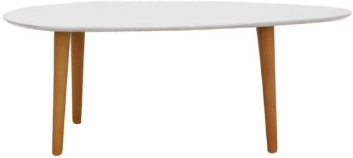 FINE Τραπεζάκι Σαλονιού Καθιστικού, Άσπρο