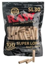RAW Black Slim Φιλτράκια (100τμχ)
