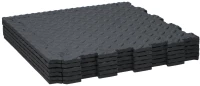 Πλακάκια Δαπέδου Μαύρα 40x40cm BLACK+DECKER 6Τμχ