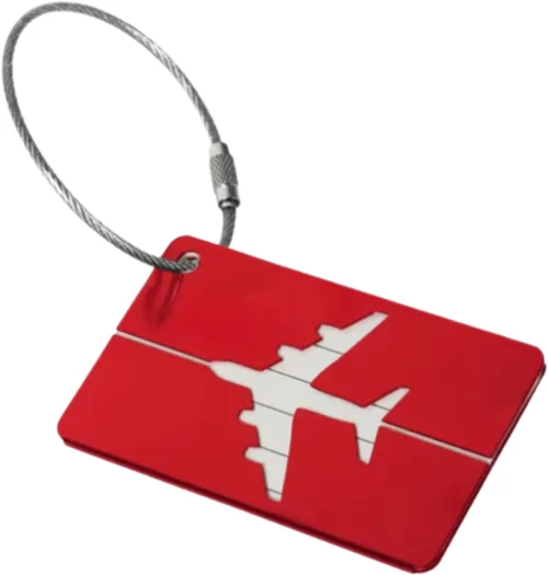 Ετικέτα βαλίτσας BCARD22-Κόκκινο
