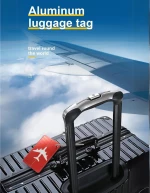 Ετικέτα βαλίτσας BCARD22-Κόκκινο