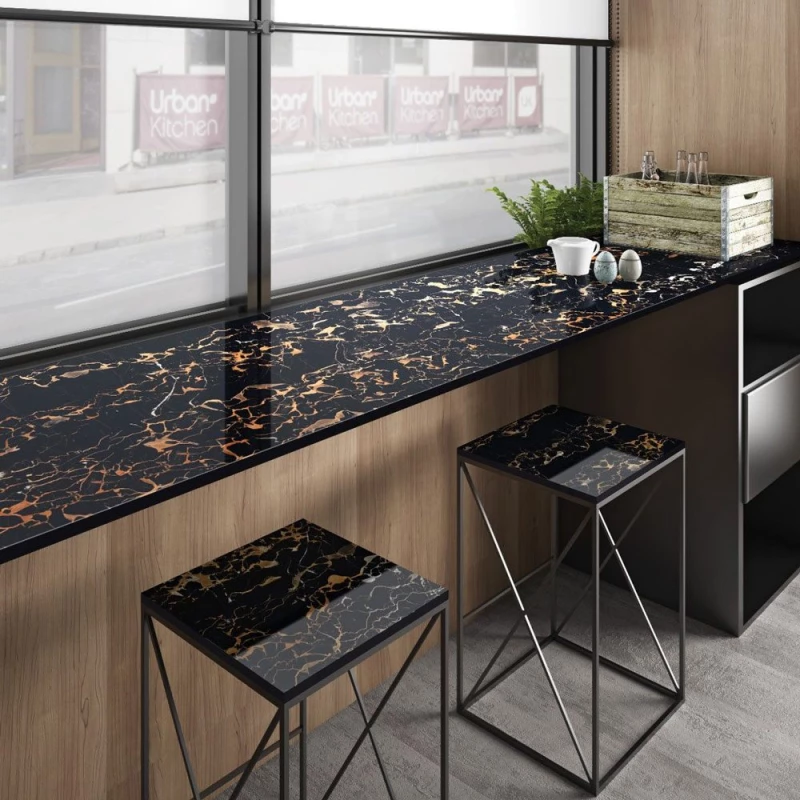 Portoro Brown 120x120 cm Πλακάκι Πορσελάνης