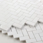 Ivy Space 28.7x28.7cm Πλακάκι Herringbone Thassos Mini Γυαλιστερό