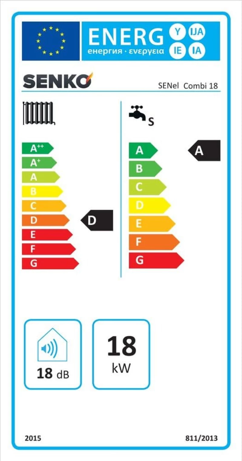 Ηλεκτρικός Λέβητας 22,5 kW Τριφασικός ZNX SENel Λευκό