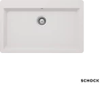 Νεροχύτης Κουζίνας Γρανίτη Mono 83,8x53 Schock Cristadur Polaris Granite