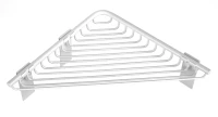 Καλάθι γωνιακό σχαρωτό RETI 9636 66 Λευκό ματ KARAG 21x21x3cm