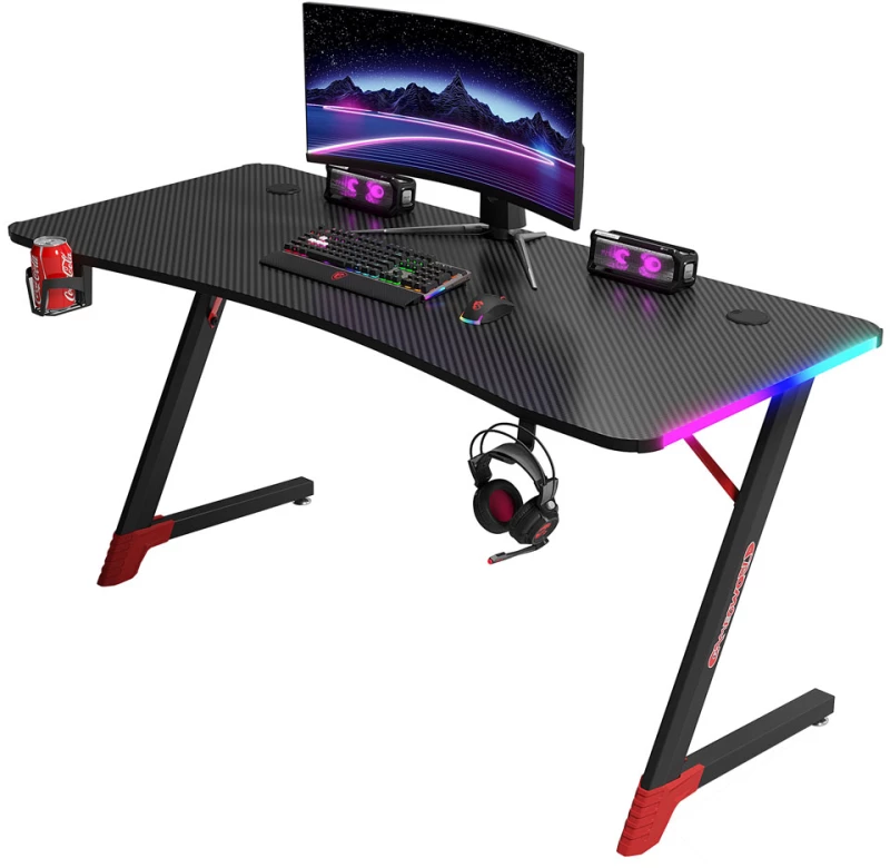 Gaming desk No brand D2209  4 in 1  RGB  Black - 74001