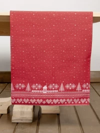Runner Wonderland Κόκκινο Runner 48x150