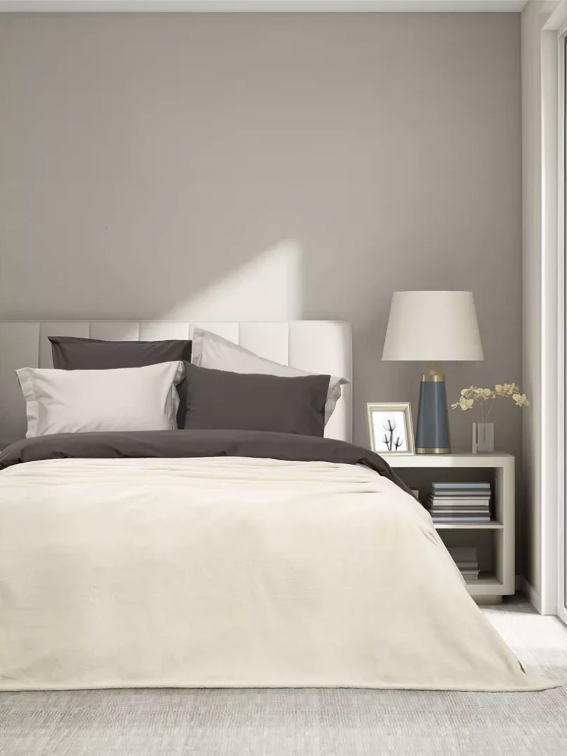 Κουβέρτα Alpa - Light Beige Μπεζ Μονή 160x220