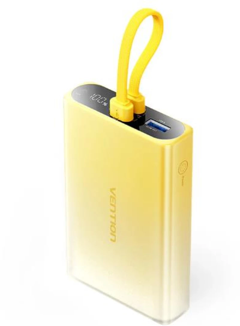 POWER BANK USB 10000MAH 22.5W/YELLOW FHZY0 VENTION