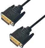 Καλώδιο DVI σε DVI Yenkee YVC 02 DVI-D Version 4K/30Hz Gold Plated Black 2m
