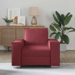 vidaXL Καναπές Κόκκινο 99 x 78 x 84 εκ. ύφασμα