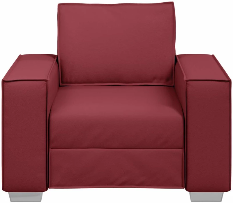 vidaXL Καναπές Κόκκινο 99 x 78 x 84 εκ. ύφασμα