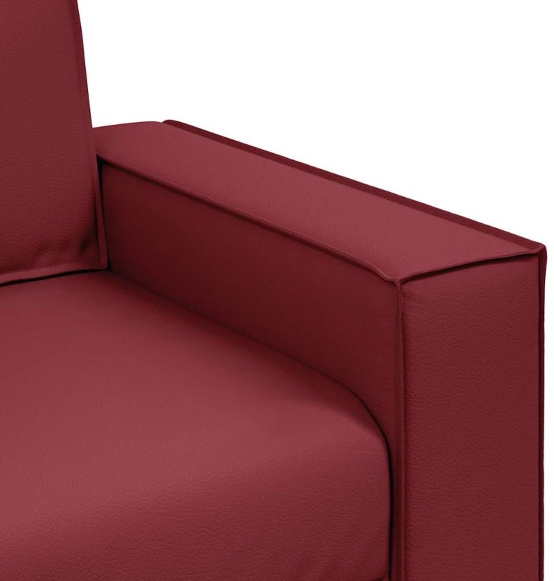 vidaXL Καναπές Κόκκινο 99 x 78 x 84 εκ. ύφασμα