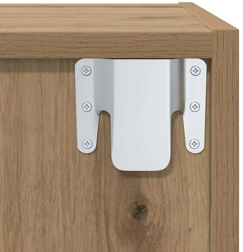 vidaXL Σετ επίπλου τηλεόρασης 4 pcs Artisan Oak 37 x 37 x 107,5 εκ